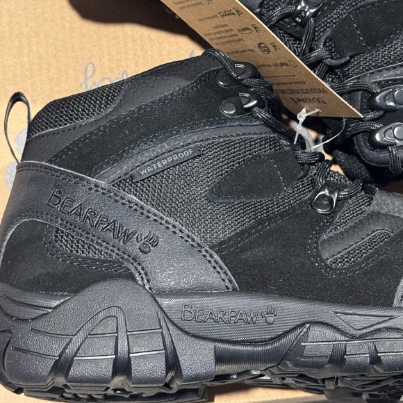 BearPaw Women's Black Hiking Boots - Picture 4 of 9